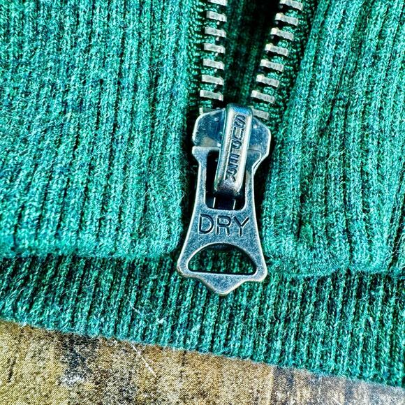 SUPERDRY Full Zip Sport HOODIE Mens XL Green Athletic Outdoor Casual Streetwear - Picture 6 of 12